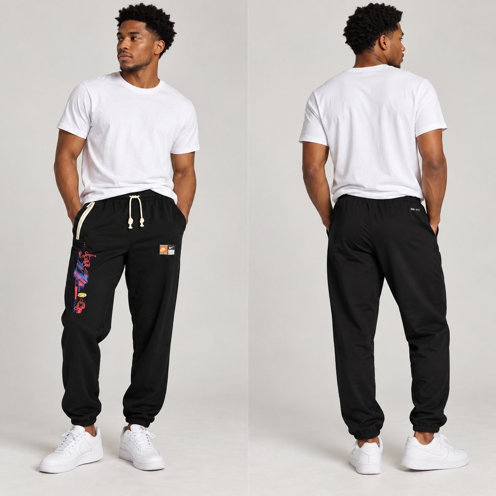 Nike Mens Dri-fit Standard Issue Basketball Sweatpants DV9633-010